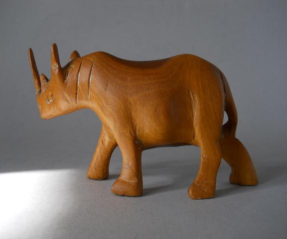 Фото 11. Винтажная статуэтка носорога