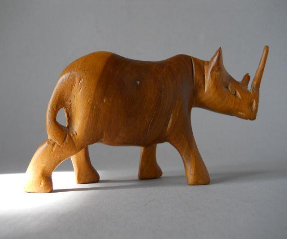 Фото 5. Винтажная статуэтка носорога