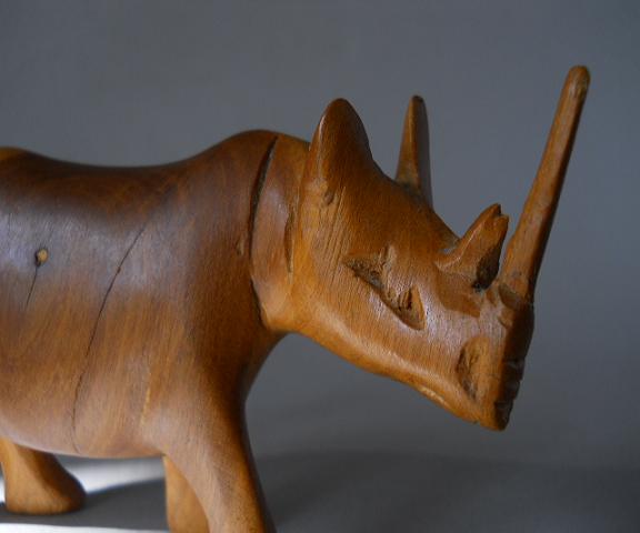 Фото 6. Винтажная статуэтка носорога