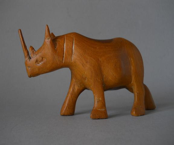 Фото 7. Винтажная статуэтка носорога
