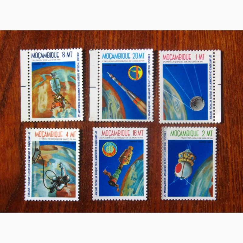 Фото 9. Добірка марок Мозамбіку, 24 серії