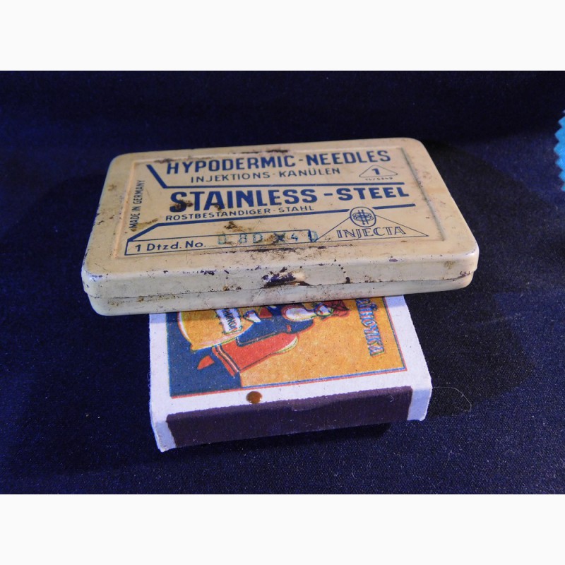 Фото 5. Старинная жестяная коробка Германия немецкая редкая военная медицинская коробок