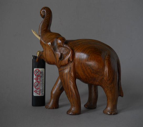 Фото 13. Винтажная деревянная статуэтка слона