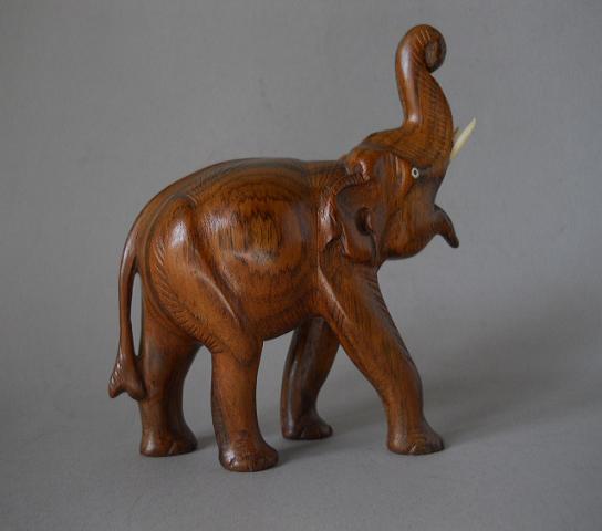 Фото 8. Винтажная деревянная статуэтка слона