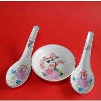 Винтажный Китайский фарфоровый набор посуды