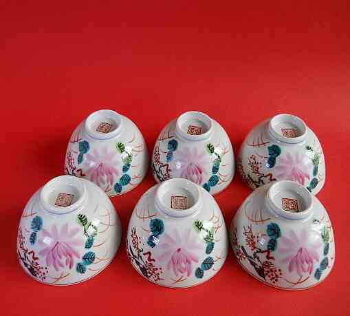 Фото 3. Винтажный Китайский фарфоровый набор посуды