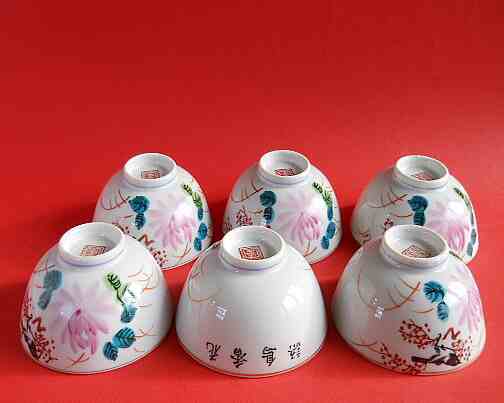 Фото 4. Винтажный Китайский фарфоровый набор посуды