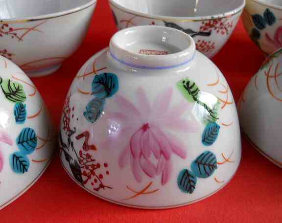 Фото 8. Винтажный Китайский фарфоровый набор посуды