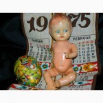 Антикварная Кукла Англия - Vintage Dolls Made in England на резинках