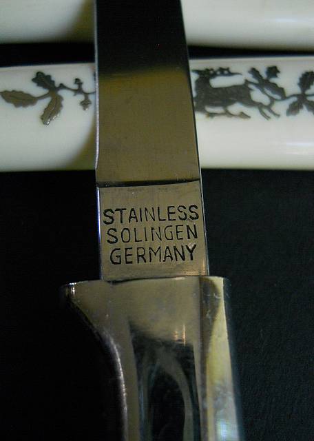 Фото 7. Винтажный набор из шести ножей Solingen