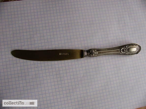 Нож Solingen серебро 800пробы, дореволюция, Германия
