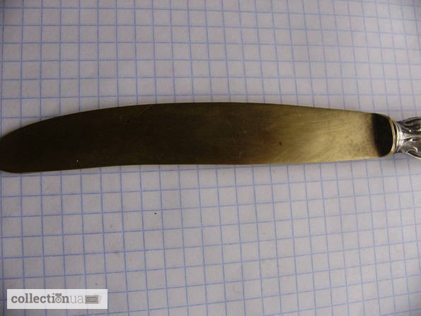 Фото 6. Нож Solingen серебро 800пробы, дореволюция, Германия