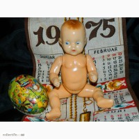 Антикварная Винтажная Кукла Vintage Dolls на резинках 40-50х годов