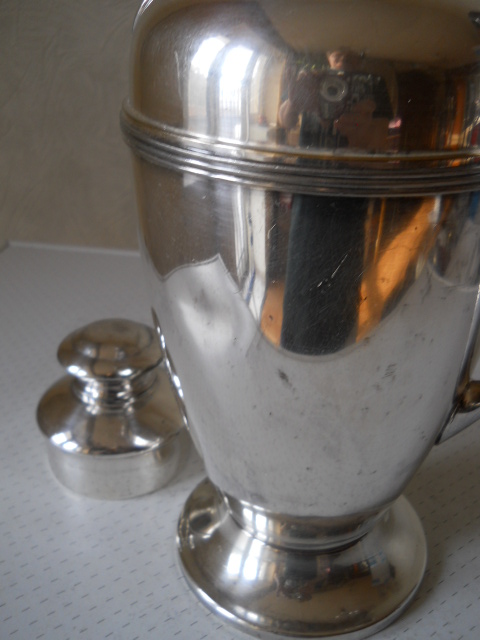 Фото 14. Винтажный мельхиоровый кофейник Melford Silver Company USA