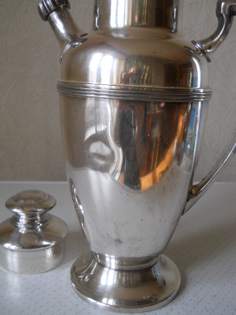 Фото 15. Винтажный мельхиоровый кофейник Melford Silver Company USA