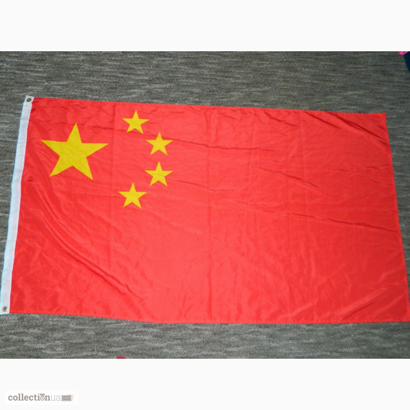 Фото 4. Флаг Китая / Китайская Народная Республика / КНР 87см на 151см