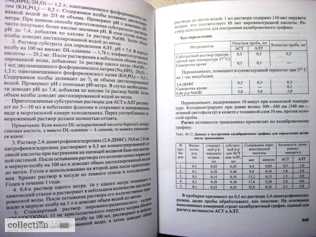 Фото 7. Горячковский А. М. Клиническая биохимия. 1998г. (лабораторная диагностика)