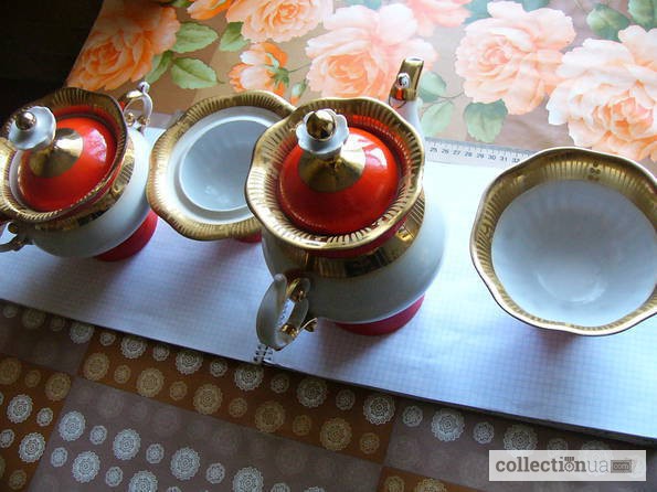 Фарфоровый чайный набор 60-е. СССР, Полтавский з-д