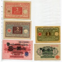 Комплект 1, 2 марки 1914, 1920 рр. Німеччина