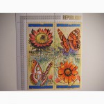 Продам почтовые марки флора- лекарственные растения, бабочки Бурунди