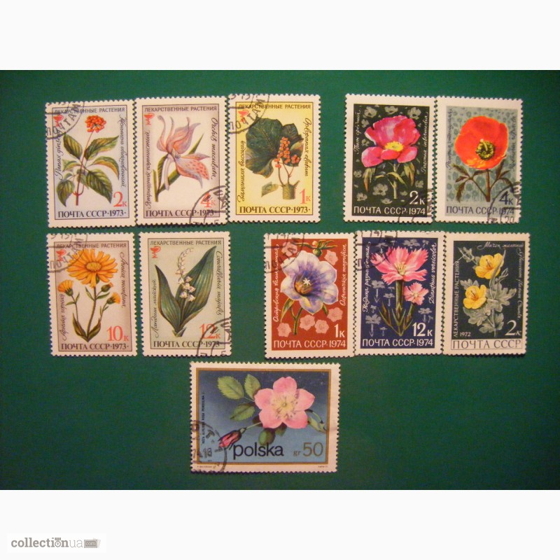Фото 2. Продам почтовые марки флора- лекарственные растения, бабочки Бурунди