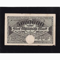 5 000 000 марок 1923 г. Липпише. 047429. Германия