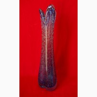 Винтажная ваза из голубого Муранского стекла