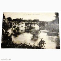 Открытка (ПК). Франция. Арденны. Лемон. Река Аубе.1916г. Лот 168