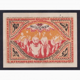 50 000 000 марок 1923г. Билефельд. Германия