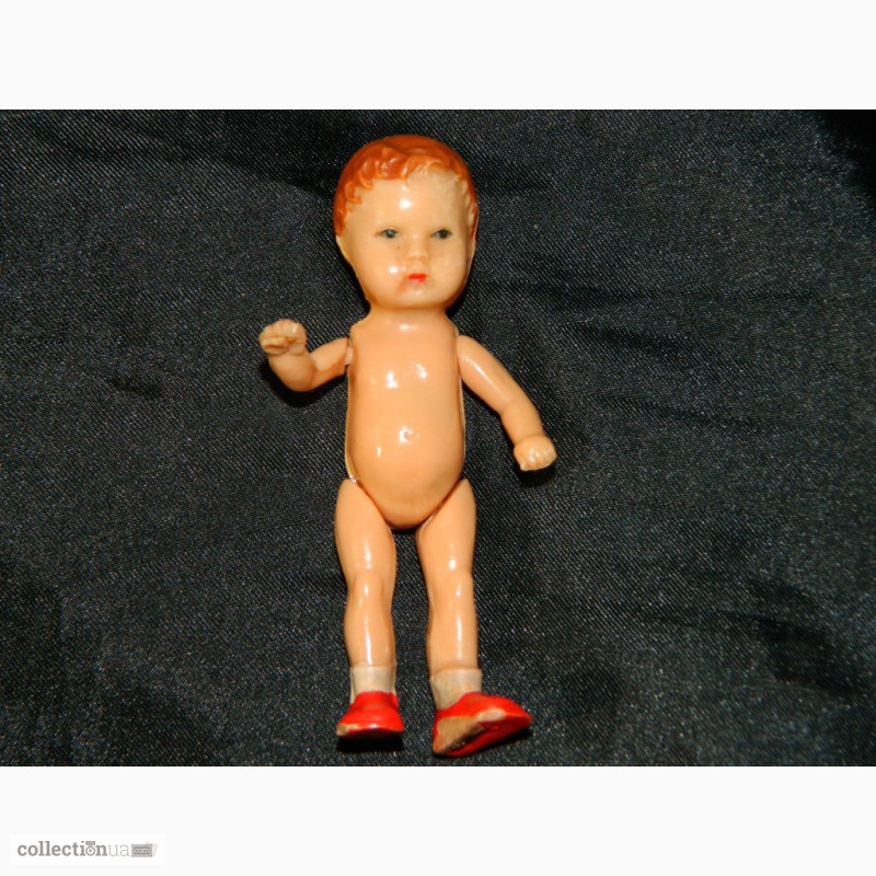 Фото 2. Винтажная Кукла Пупс Ari Germany 1011 на резинках 9см 1950х годов