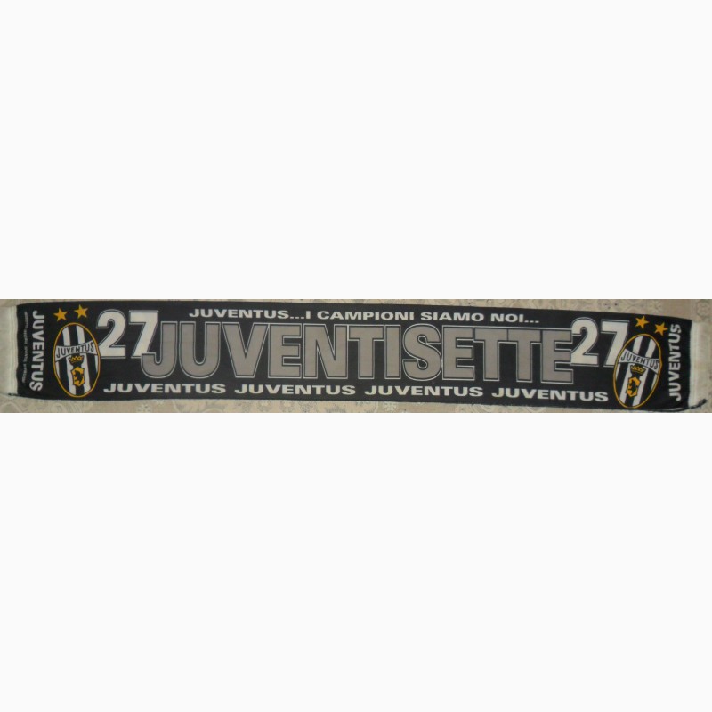 Шарф Juventus FC, Juvenisette 27 Ми чемпіони