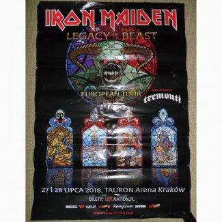 Плакат, афіша Iron Maiden