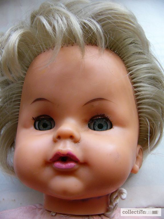 Фото 3. Большая кукла ГДР, времён СССР, папье-маше, винил, 60см