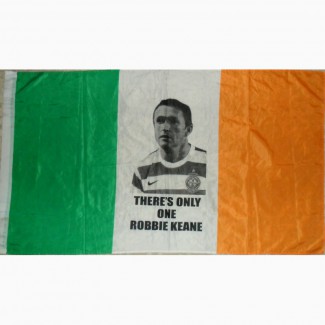 Прапор Ірландії з Robbie Keane