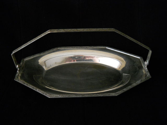 Фото 16. Старинная ваза конфетница-мельхиор/серебро