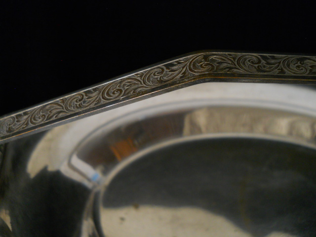 Фото 18. Старинная ваза конфетница-мельхиор/серебро