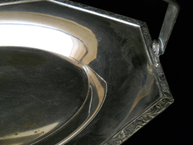 Фото 19. Старинная ваза конфетница-мельхиор/серебро