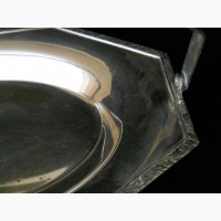 Старинная ваза конфетница-мельхиор/серебро
