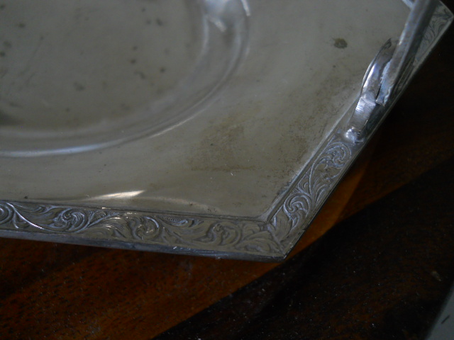Фото 6. Старинная ваза конфетница-мельхиор/серебро