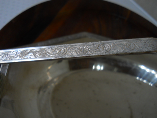 Фото 7. Старинная ваза конфетница-мельхиор/серебро