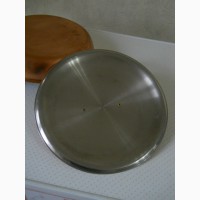Большая круглая медно/стальная сковорода с крышкой фирмы SPARTAN США