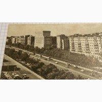 Открытка (ПК). Москва. Ленинградское шоссе. 1956г. Лот 215