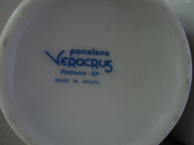Фото 14. Винтажные фарфоровые чашечки Verocruz Brazil