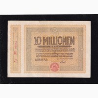 10 000 000 марок 1923г. Az 09765. Дуйсбург. Германия
