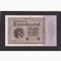 100 000 марок 1923г. Q 00702713. Германия