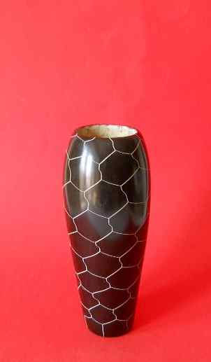 Фото 3. Винтажная ваза для цветов из поделочного натурального камня