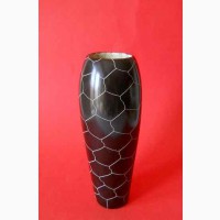 Винтажная ваза для цветов из поделочного натурального камня