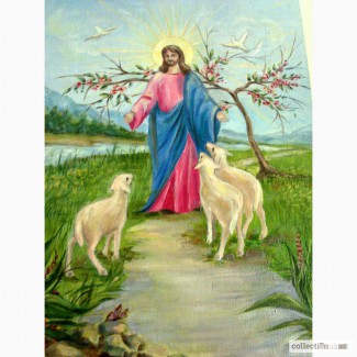 Картина маслом Иисус