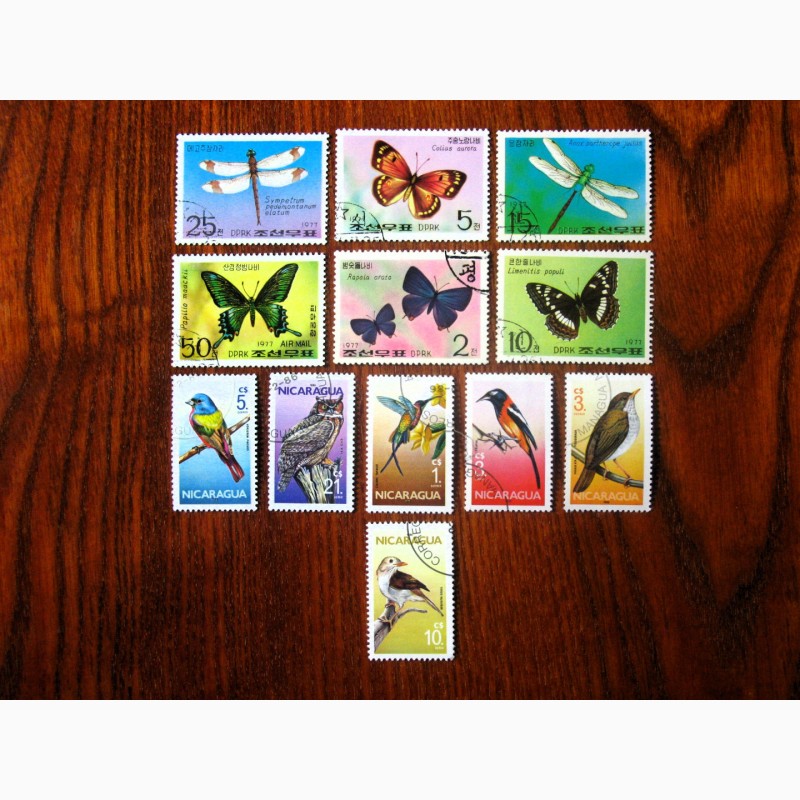 Фото 5. Добірка марок Фауни, 6 блоків + 50 марок