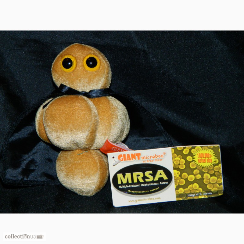 Фото 5. Мягкие Плюшевые Микробы GiantMicrobes MRSA Золотистый стафилококк